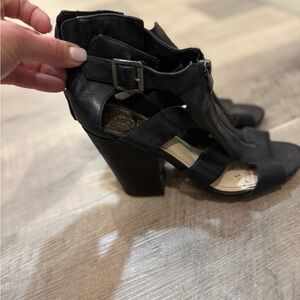 Vince Camuto Black Strappy Heels